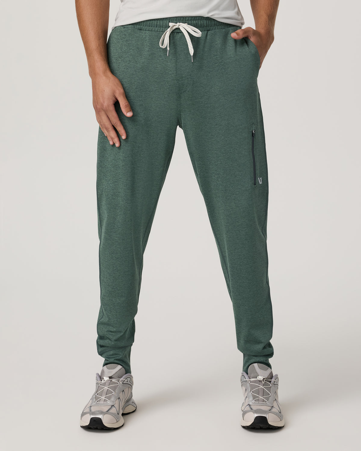 Men's Sunday Performance Jogger 28" Agate Green Heather | Vuori For sale