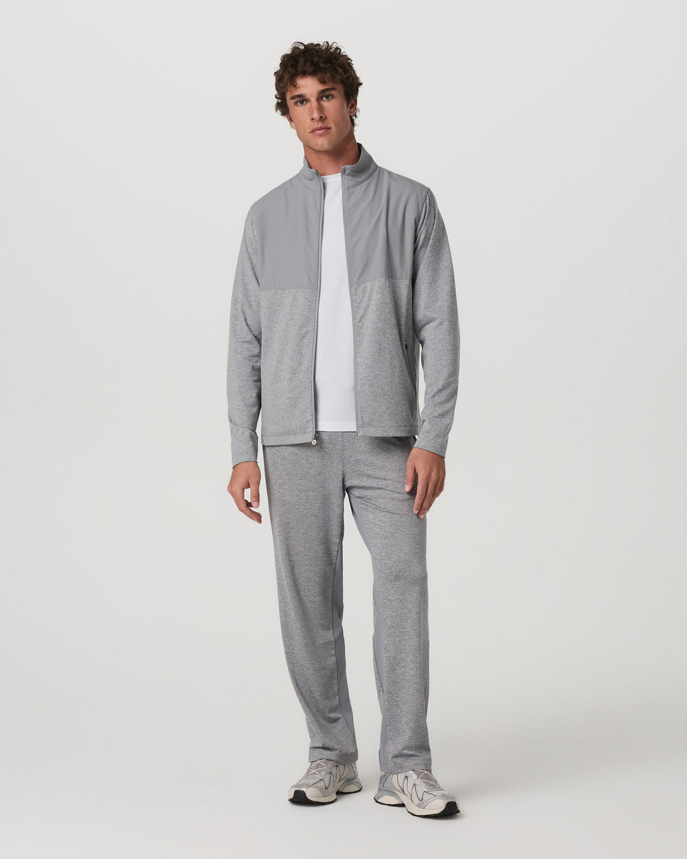 Men's Sunday Performance Track Pant 30" Grey Heather | Vuori Outlet