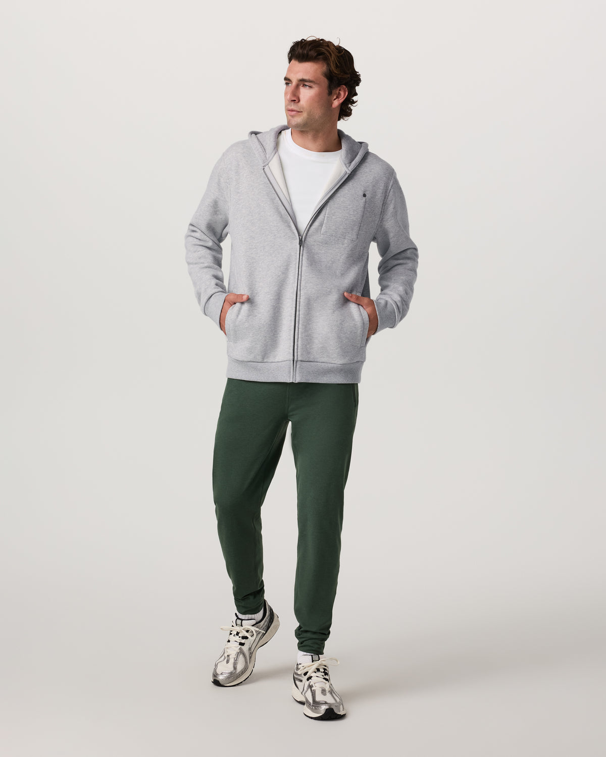 Ponto Performance Jogger Men's Spruce Heather Pant | Vuori Clothing