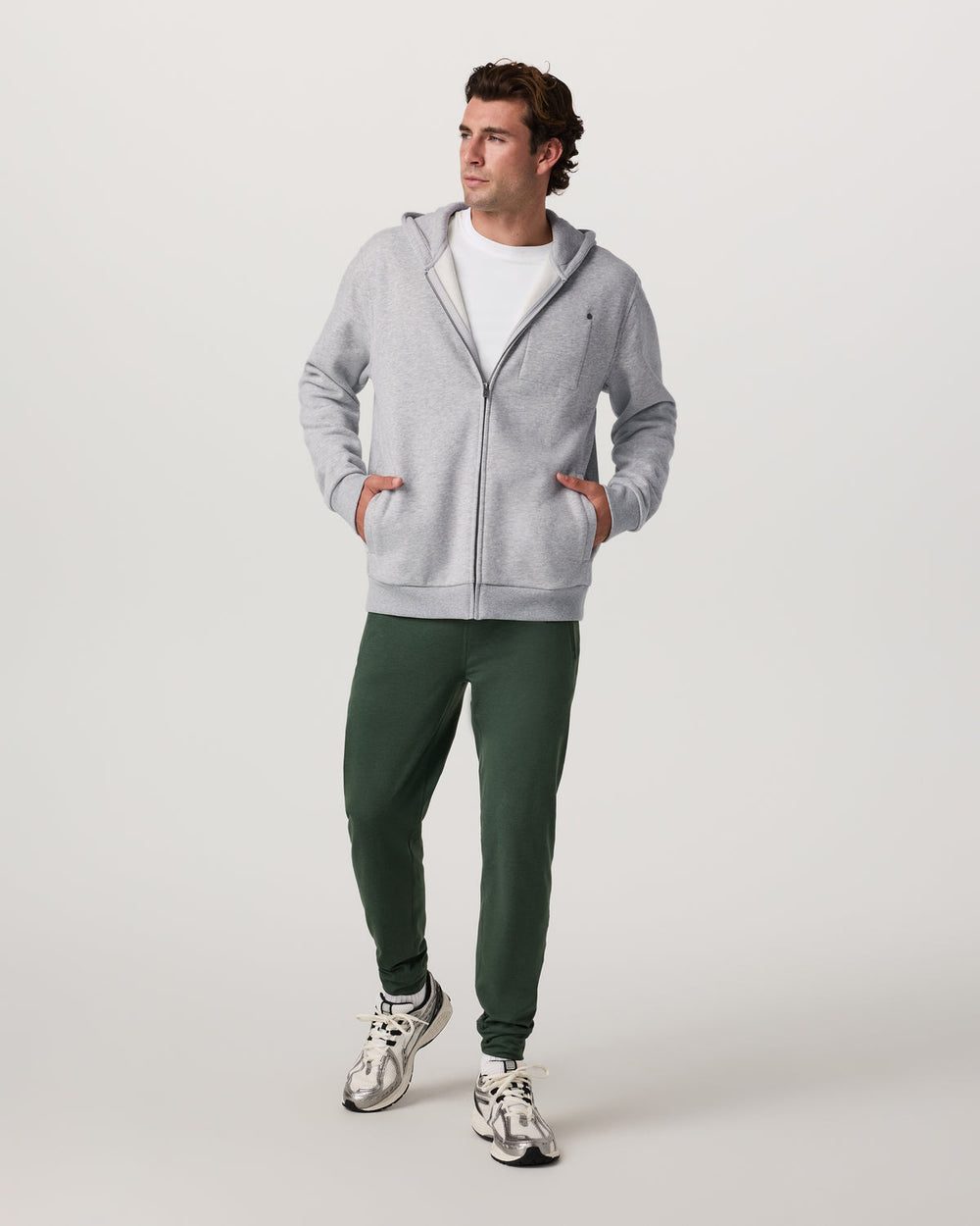 Ponto Performance Jogger Men's Spruce Heather Pant | Vuori Clothing