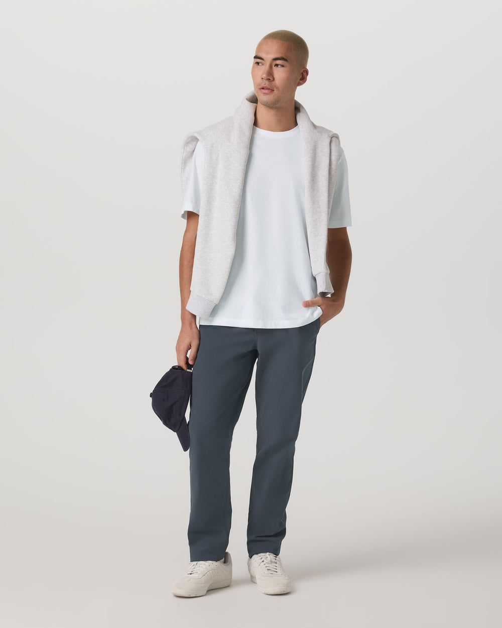 Meta Elastic Waist Pant Classic Fit Men's Charcoal Pants | Vuori Clothing