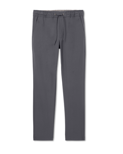 Meta Elastic Waist Pant Classic Fit Men's Charcoal Pants | Vuori Clothing