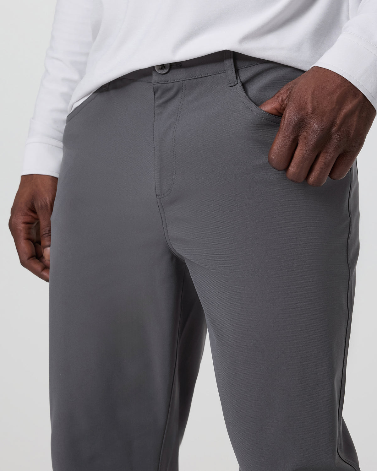 Meta Pant Classic Fit 34" Men's Charcoal 5-Pocket Pants | Vuori US