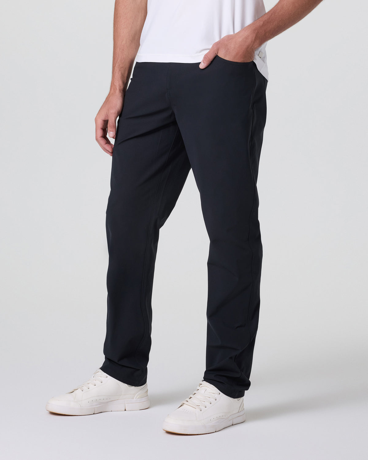 Meta Pant Classic Fit 34" Men's Black 5-Pocket Pants | Vuori Sale