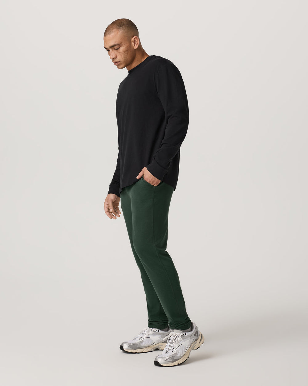Ponto Performance Pant 30" Men's Spruce Heather Pants | Vuori For sale
