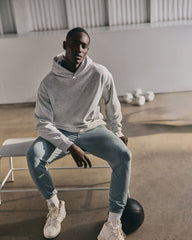 Men's Ponto Performance Jogger 28" Misty Blue Heather | Vuori Outlet