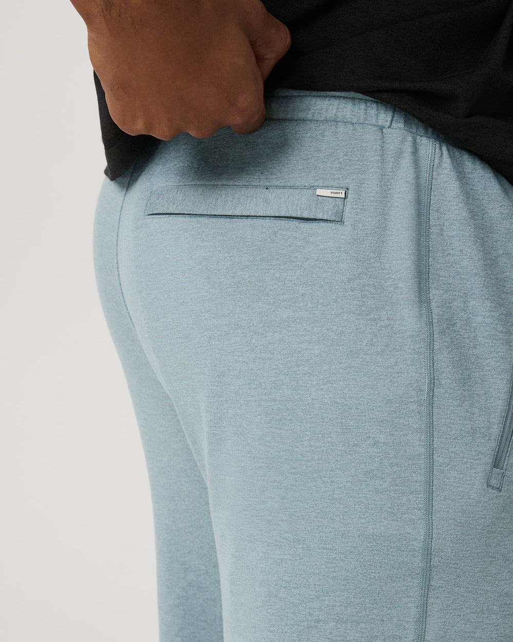 Men's Ponto Performance Jogger 28" Misty Blue Heather | Vuori Outlet