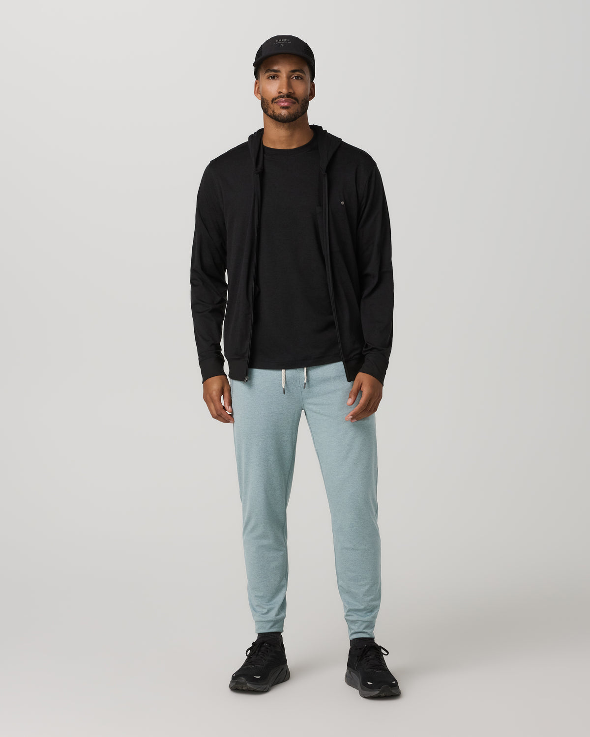 Men's Ponto Performance Jogger 28" Misty Blue Heather | Vuori Outlet