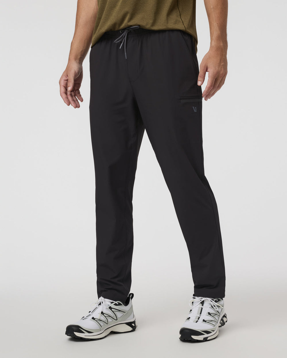 Grafton Pant Unlined Classic Fit 30" Black | Vuori Clothing