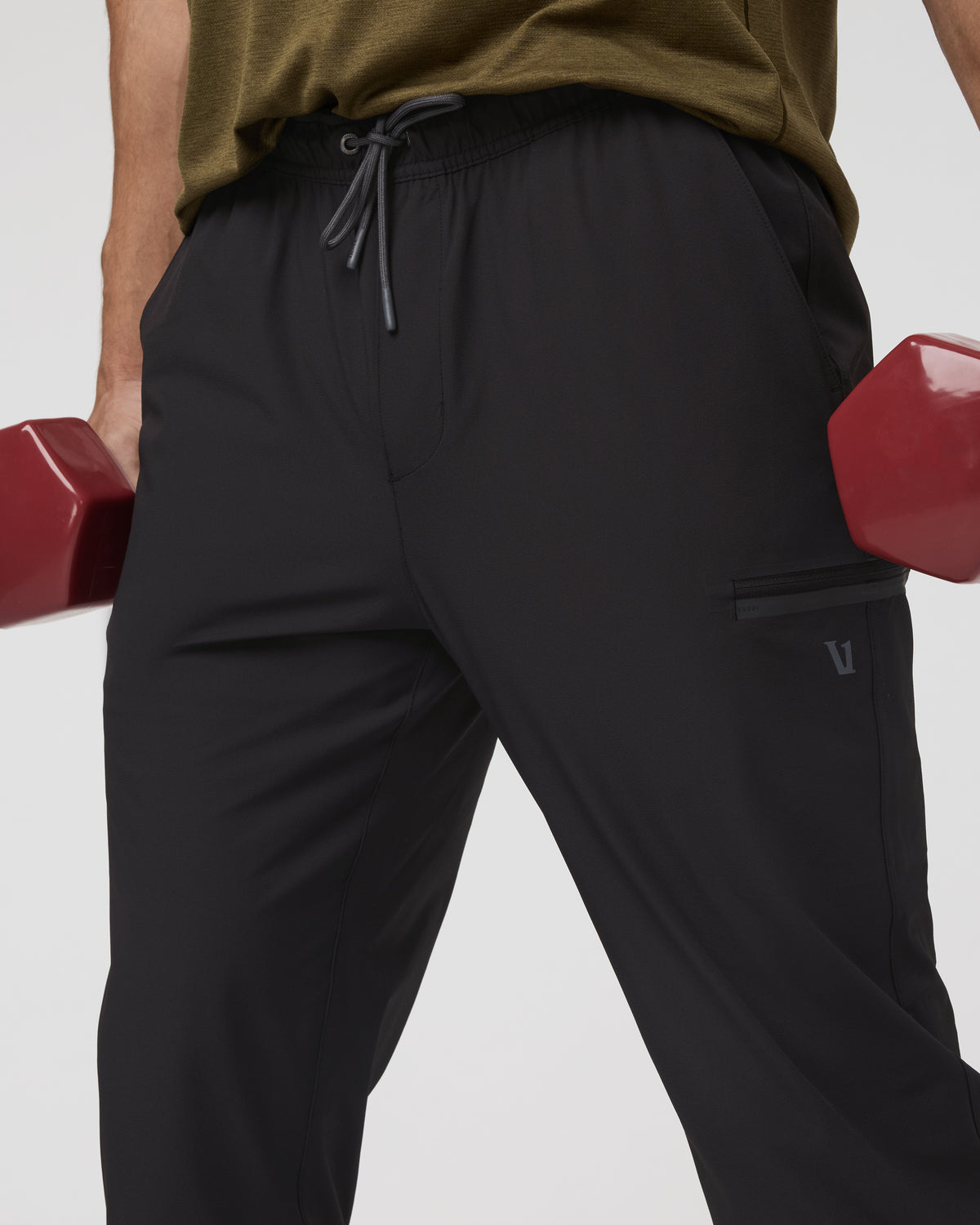 Grafton Pant Unlined Classic Fit 30" Black | Vuori Clothing