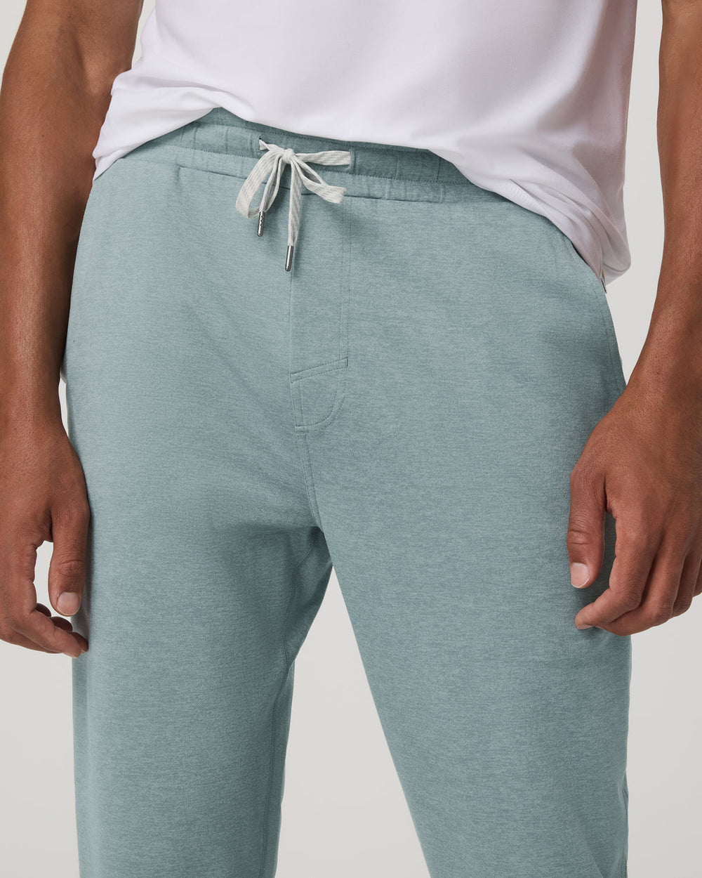 Ponto Performance Pant 30" Misty Blue Heather Sweatpant | Vuori Outlet