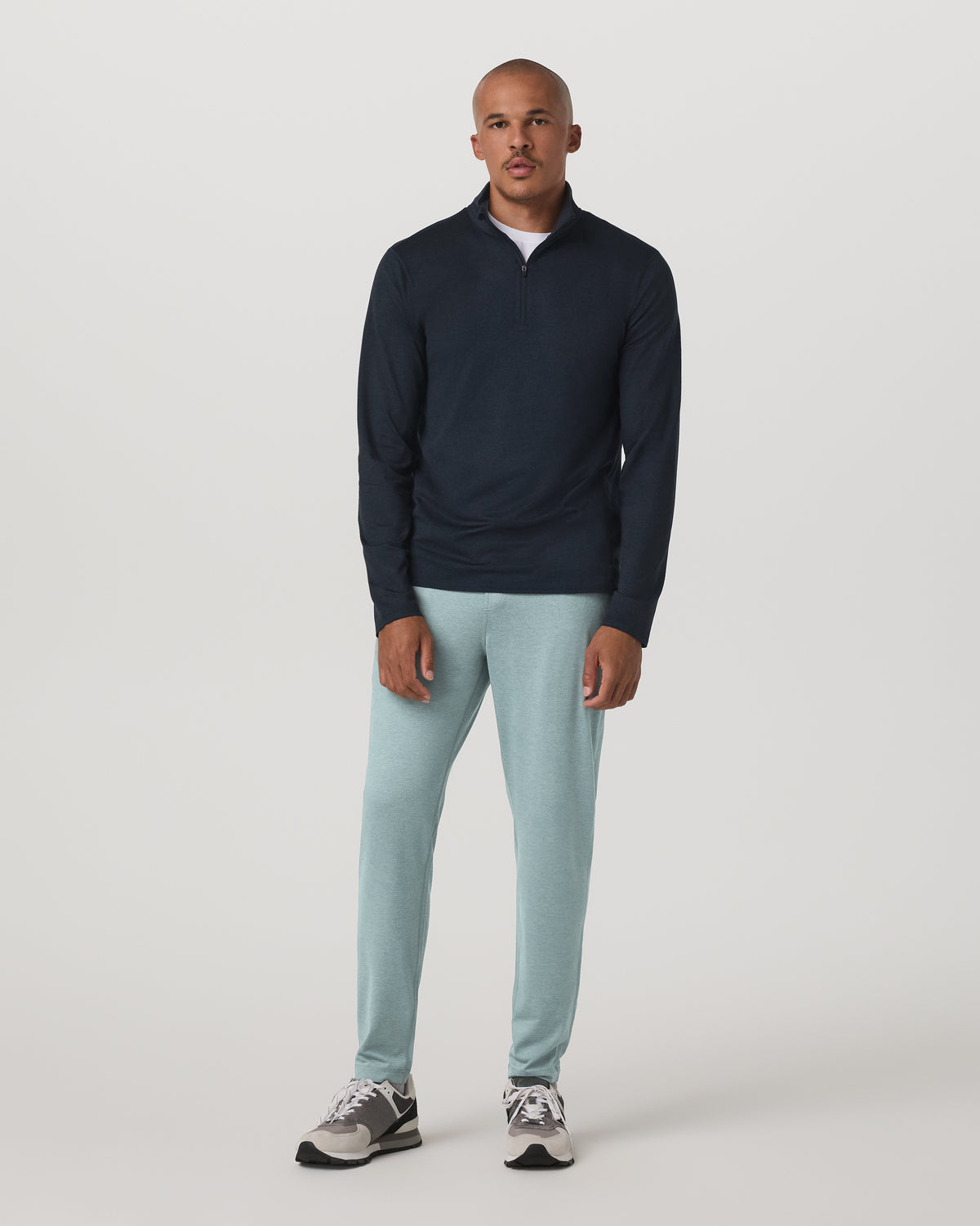 Ponto Performance Pant 30" Misty Blue Heather Sweatpant | Vuori Outlet