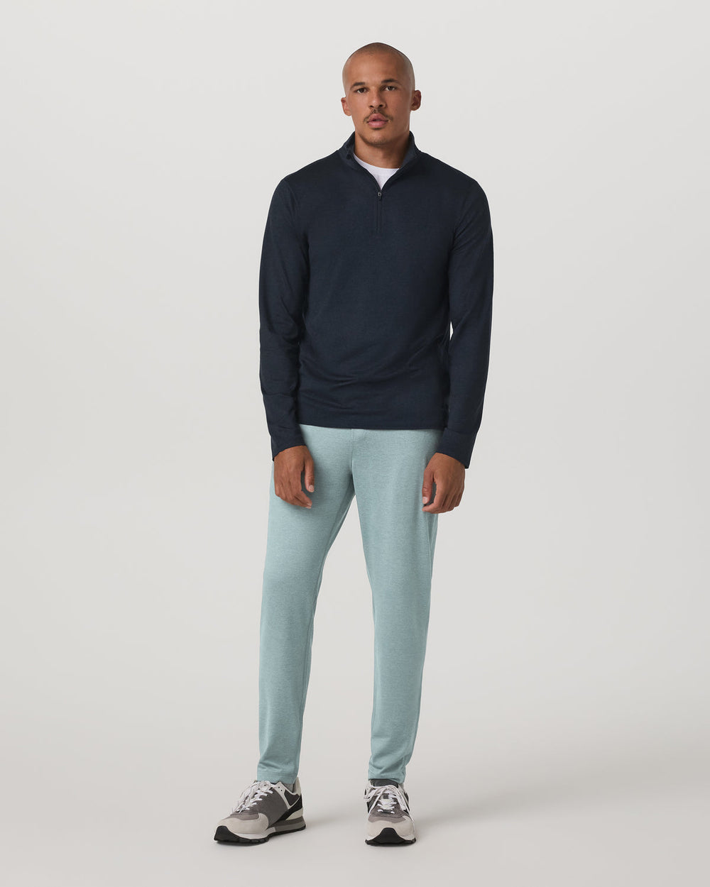 Ponto Performance Pant 30" Misty Blue Heather Sweatpant | Vuori Outlet