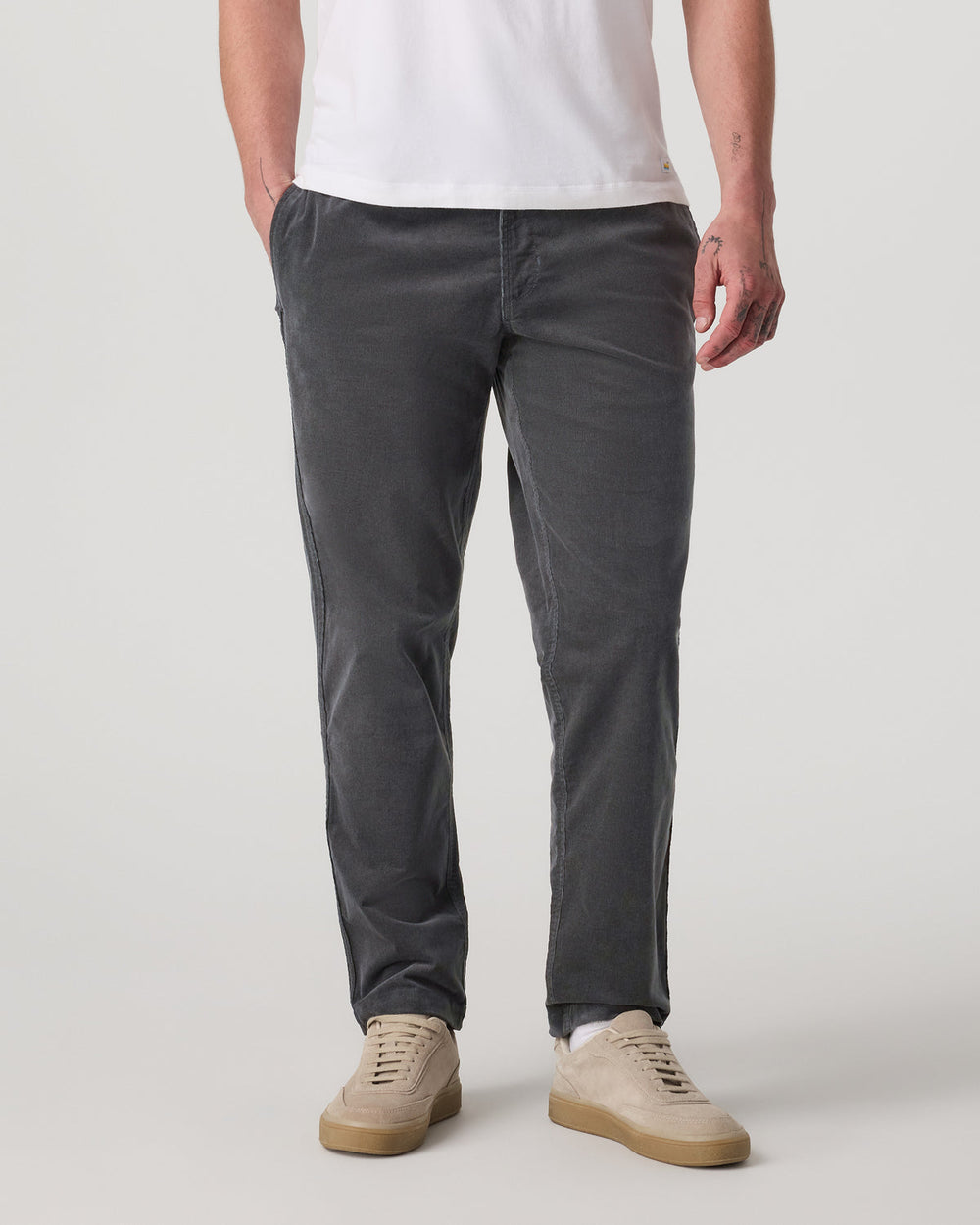 Men's Optimist Elastic Waist Pant Classic Fit Charcoal | Vuori US