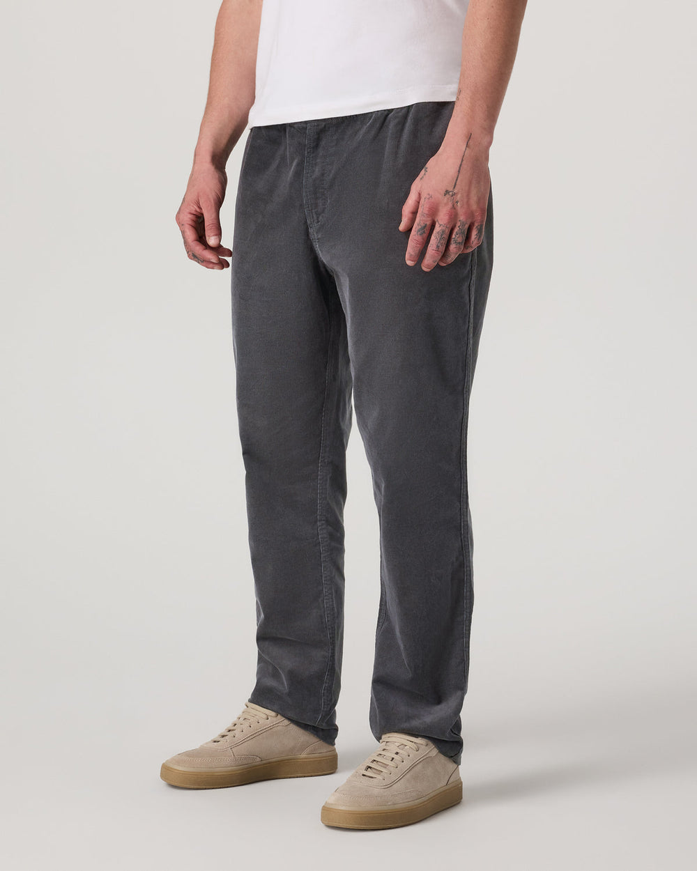 Men's Optimist Elastic Waist Pant Classic Fit Charcoal | Vuori US