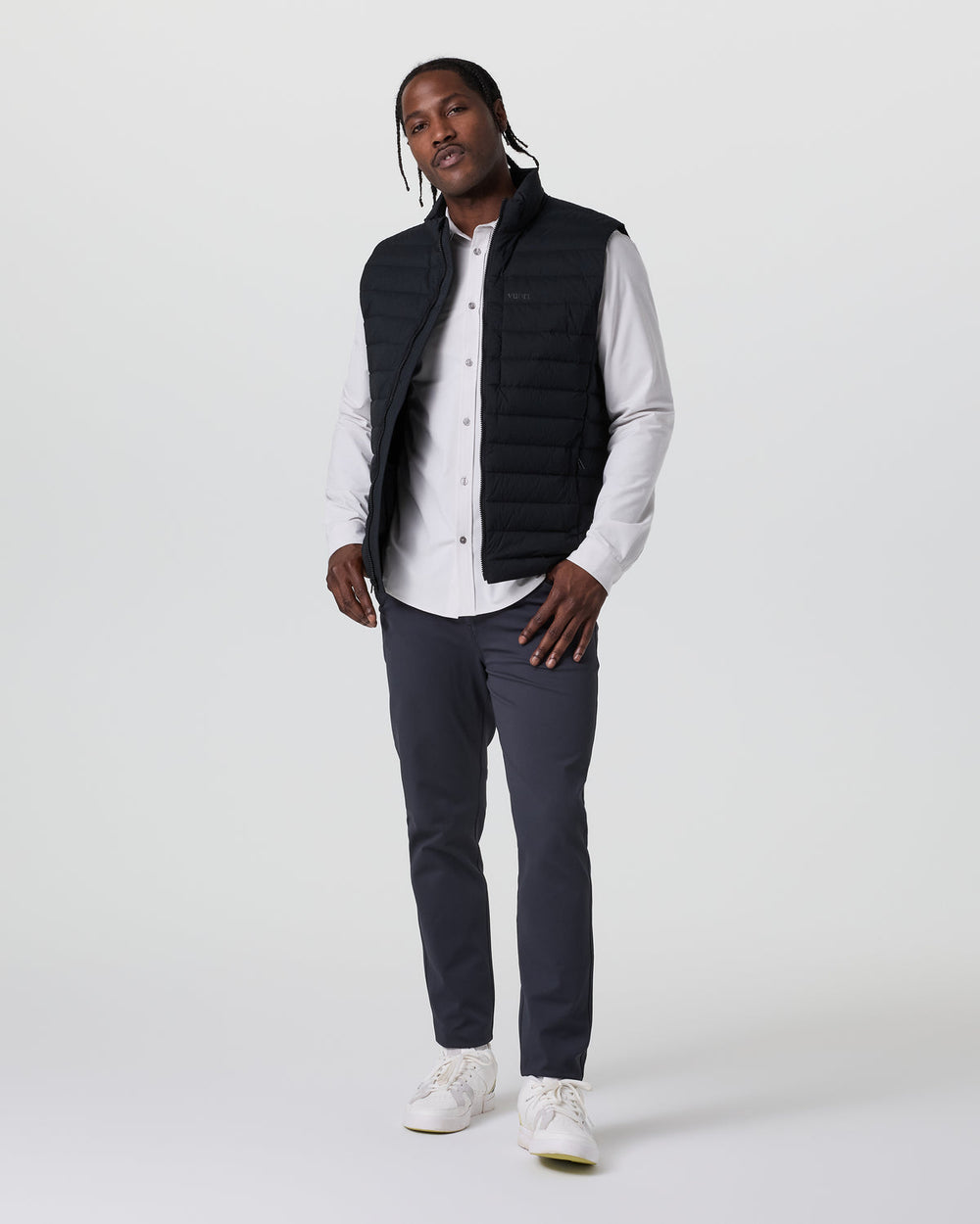MetaTwill Pant Athletic Slim 32" Navy | Vuori Clothing