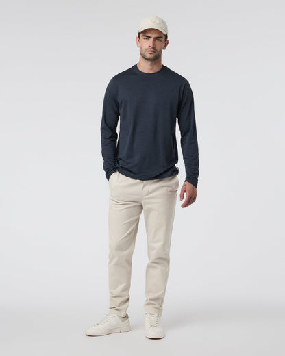 Fletcher Elastic Waist Pant Athletic Slim Fit 30" Oatmeal | Vuori