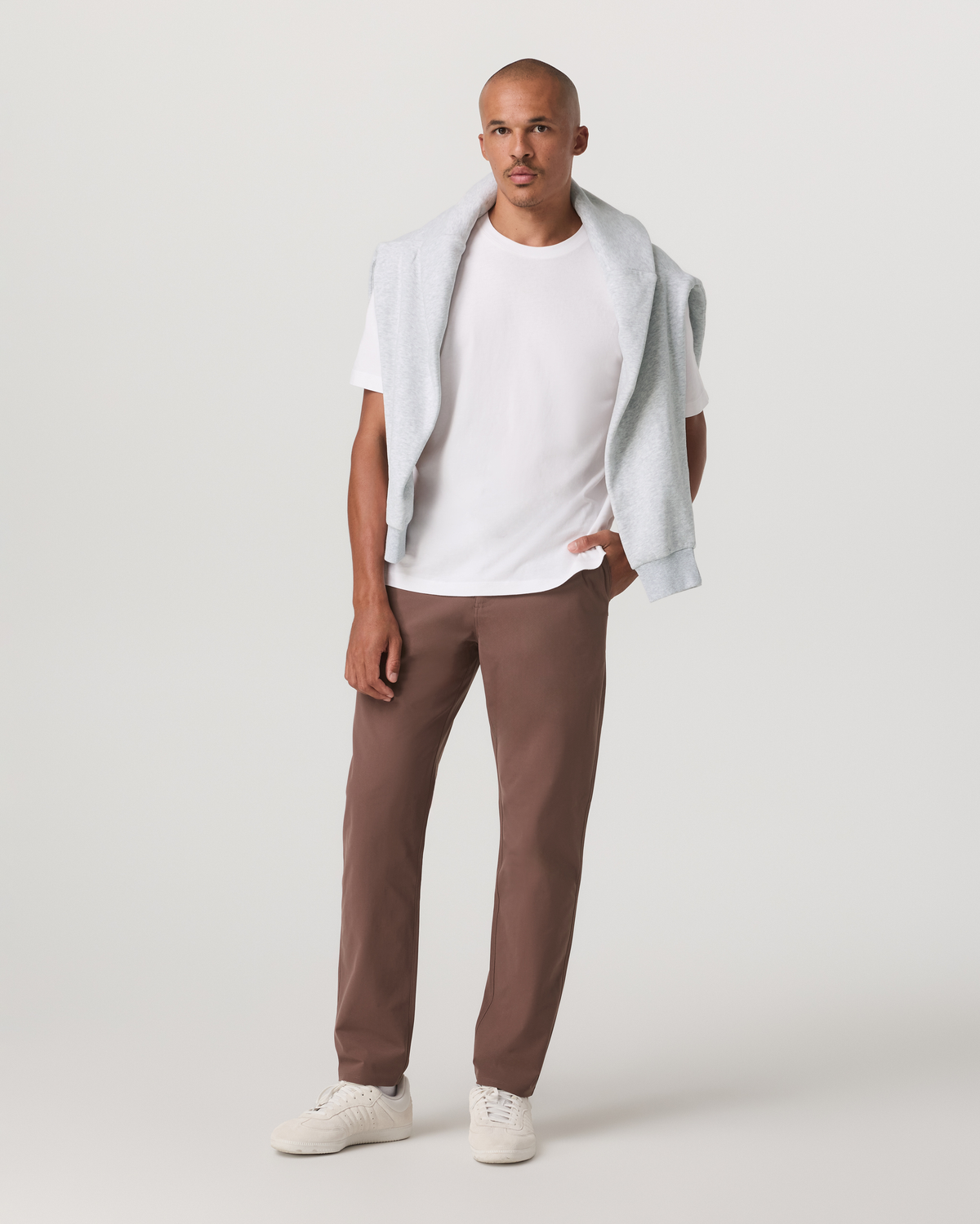 Meta Trouser Classic Fit 32" Men's Sable Tailored Pants | Vuori Discount
