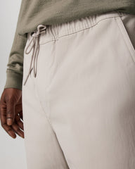 Men's Cascade Elastic Waist Trouser Classic Fit 30" Pewter | Vuori On sale
