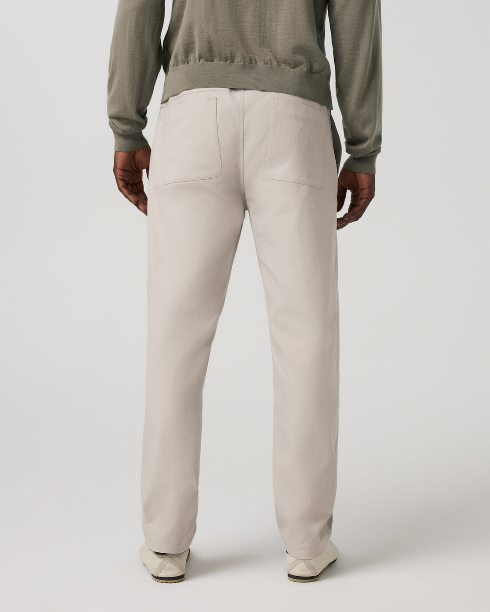 Men's Cascade Elastic Waist Trouser Classic Fit 30" Pewter | Vuori On sale