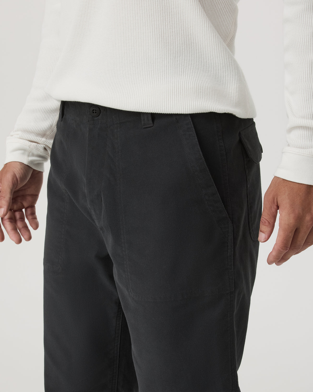 Ridge Pant Classic Fit Washed Black Casual Utility Pants | Vuori For sale
