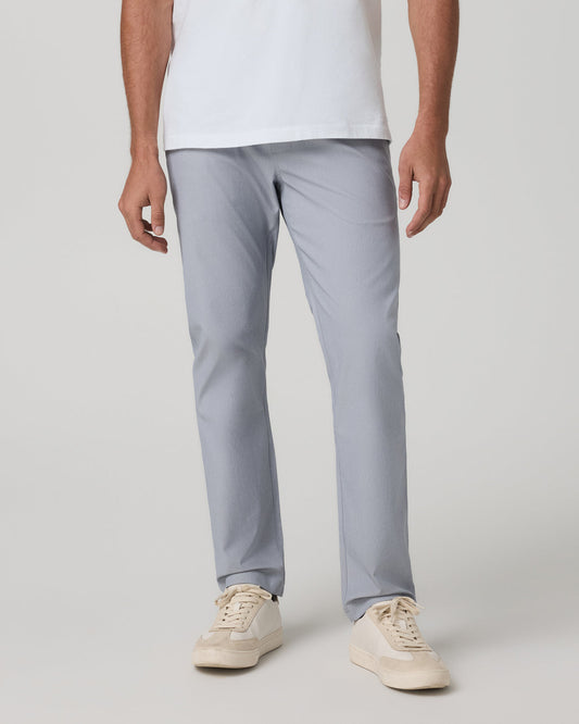 Cascade Elastic Waist Trouser Classic Fit 30" Heather Grey | Vuori Online