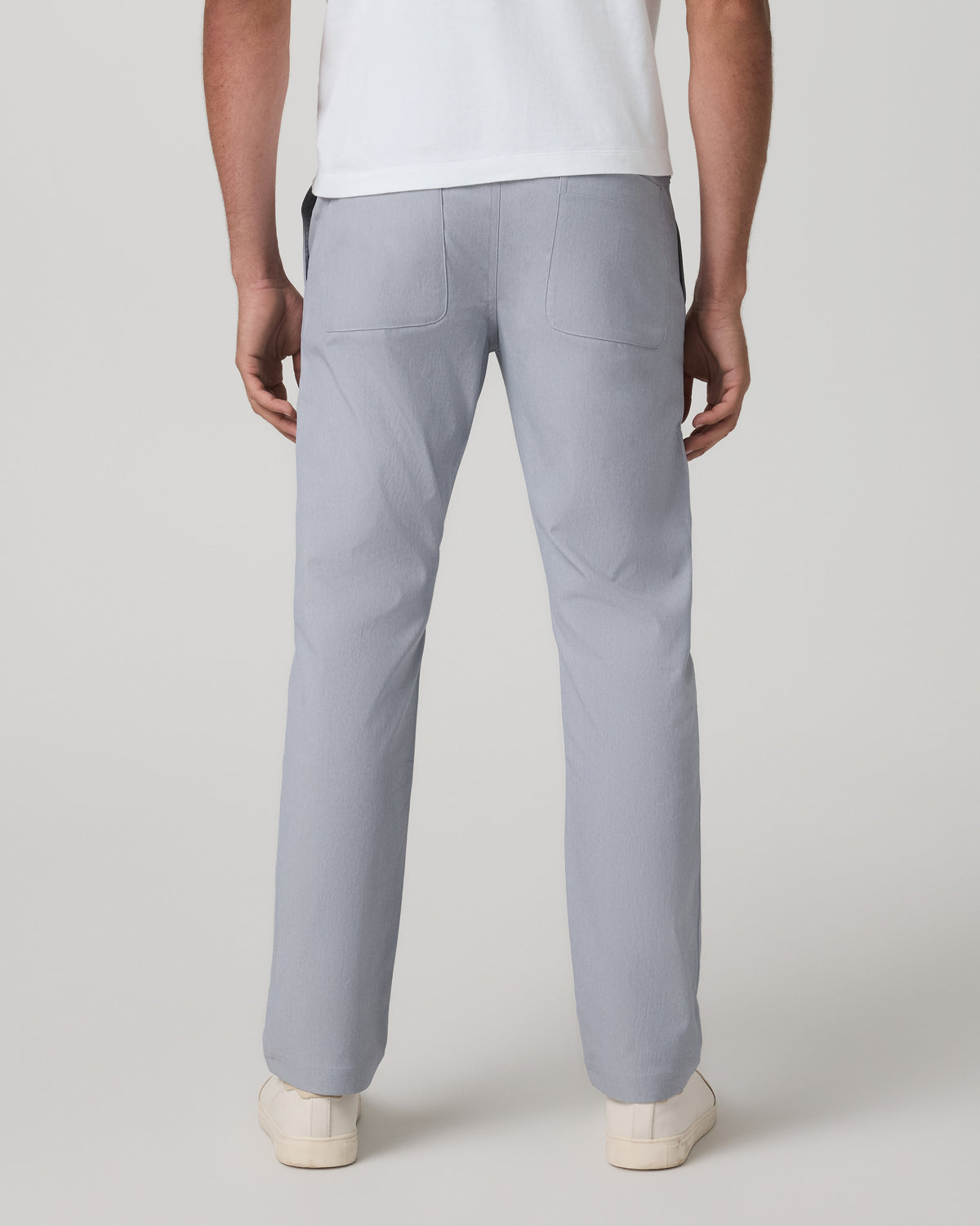 Cascade Elastic Waist Trouser Classic Fit 30" Heather Grey | Vuori Online