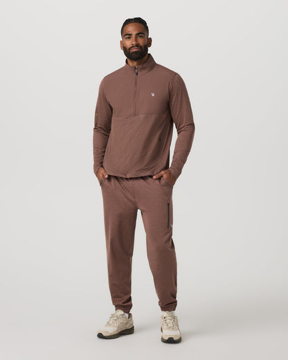 Sunday Performance Sweatpant Men's Sable Heather Pant | Vuori Outlet