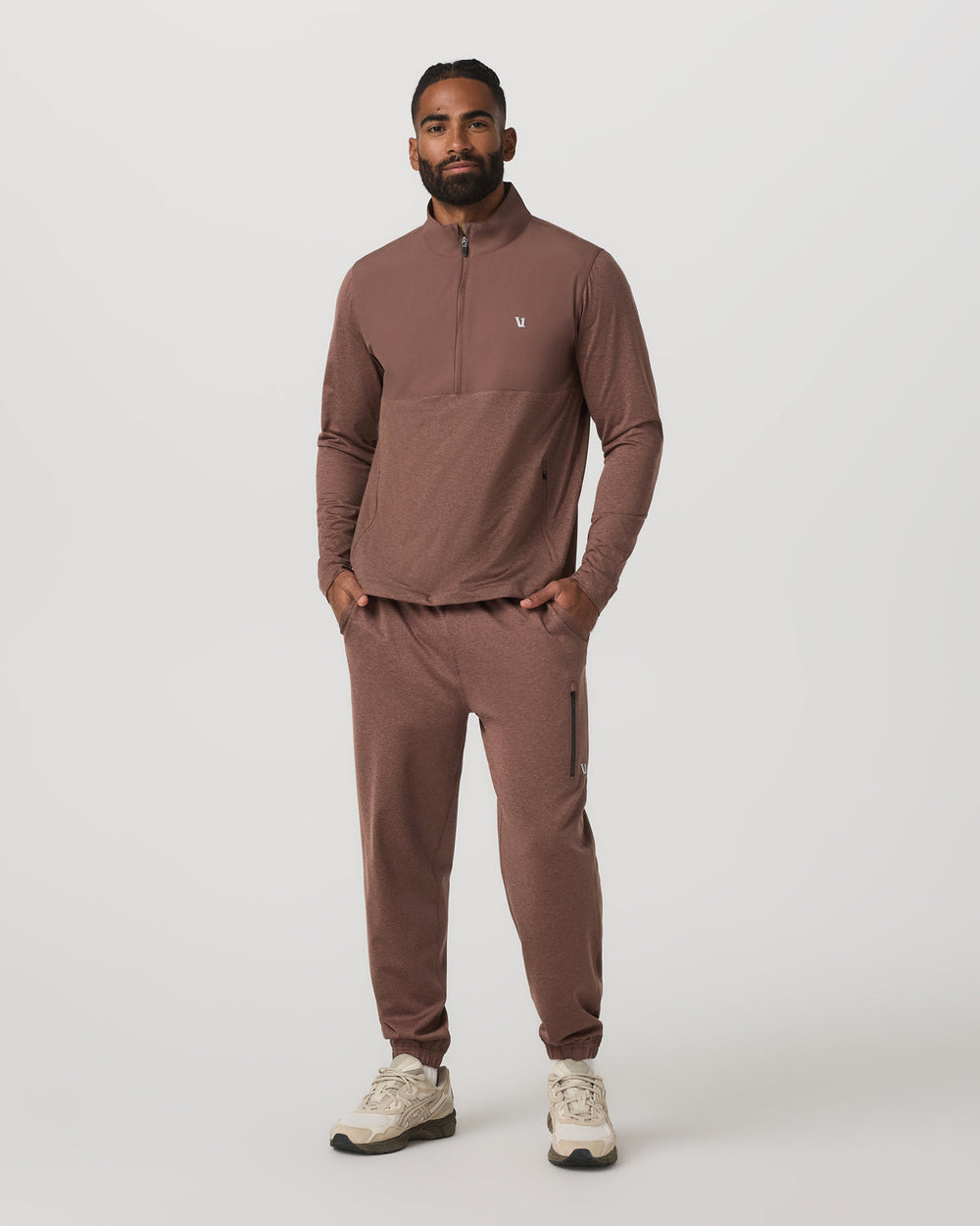 Sunday Performance Sweatpant Men's Sable Heather Pant | Vuori Outlet