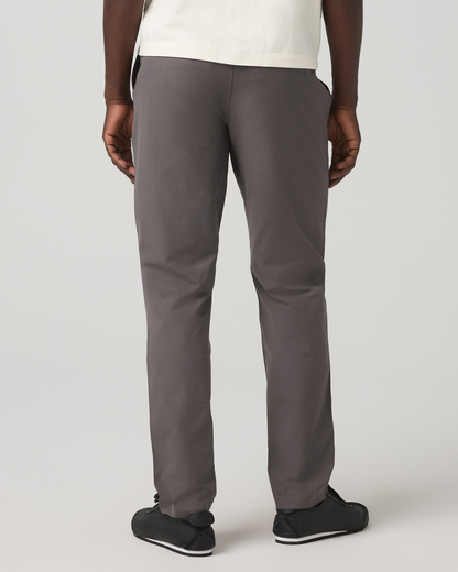Men's Meta Elastic Waist Pant Classic Fit 32" Warm Grey | Vuori US
