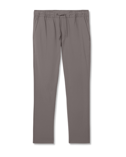 Men's Meta Elastic Waist Pant Classic Fit 32" Warm Grey | Vuori US