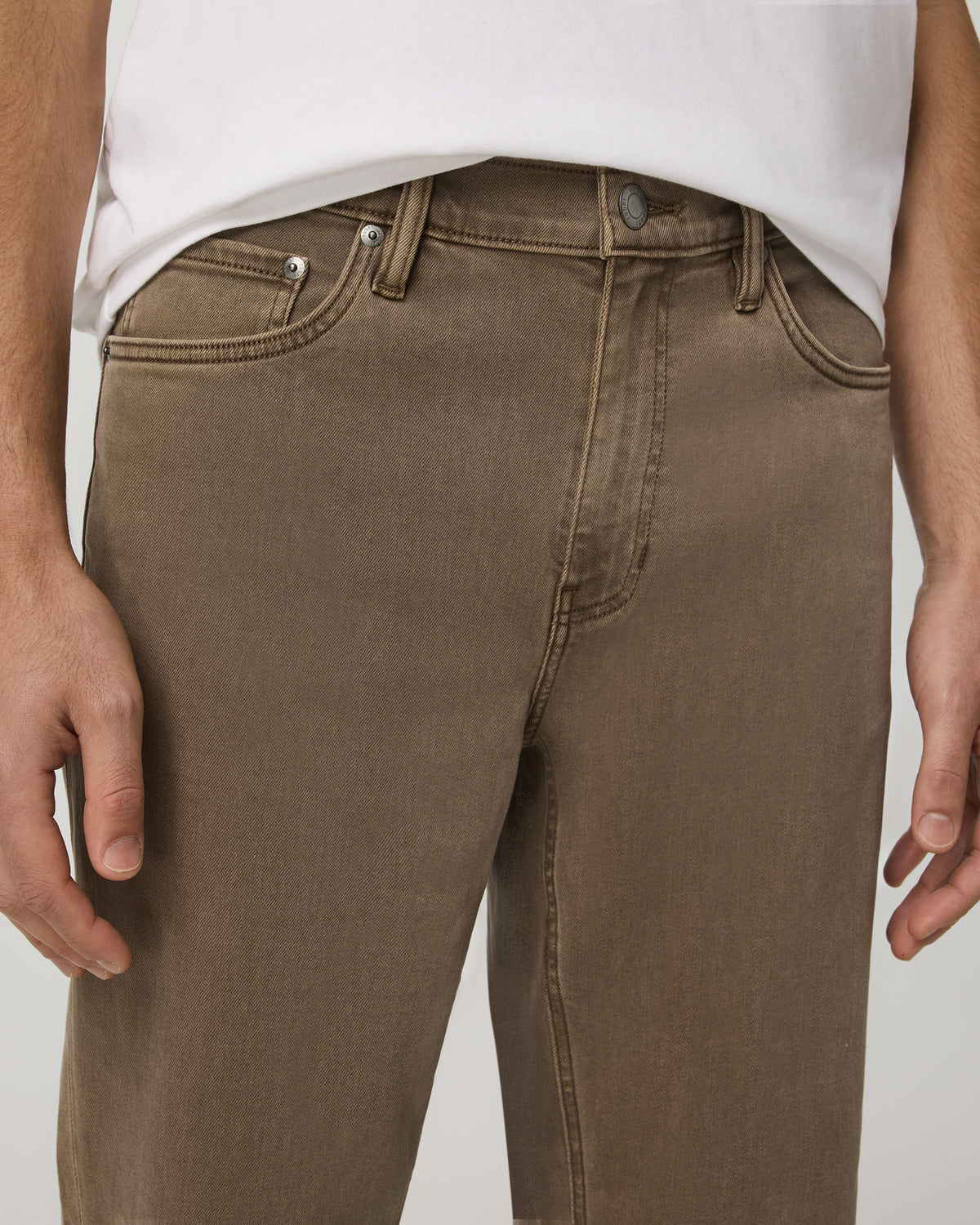 Men's Benton Stretch Twill Pant Classic Fit 30" Peppercorn | Vuori For sale