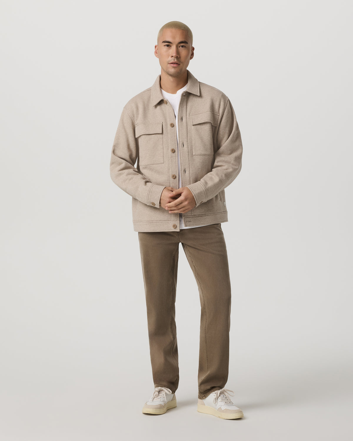Men's Benton Stretch Twill Pant Classic Fit 30" Peppercorn | Vuori For sale
