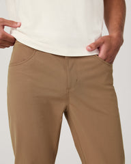 Meta Pant Athletic Slim Fit 32" Men's Pecan 5-Pocket Pant | Vuori US
