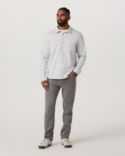 Benton Stretch Twill Pant Athletic Slim Fit 32" Cavern Grey | Vuori Discount