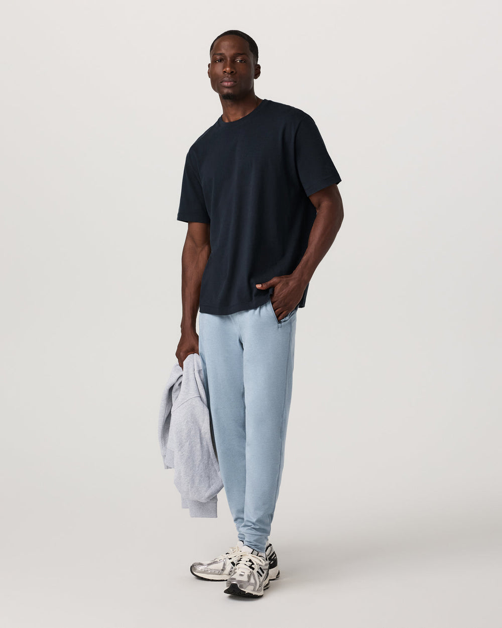 Ponto Performance Jogger 28" Men's Flint Heather Pants | Vuori For sale