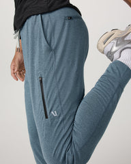 Men's Sunday Performance Jogger 28" Smoke Blue Heather | Vuori Online