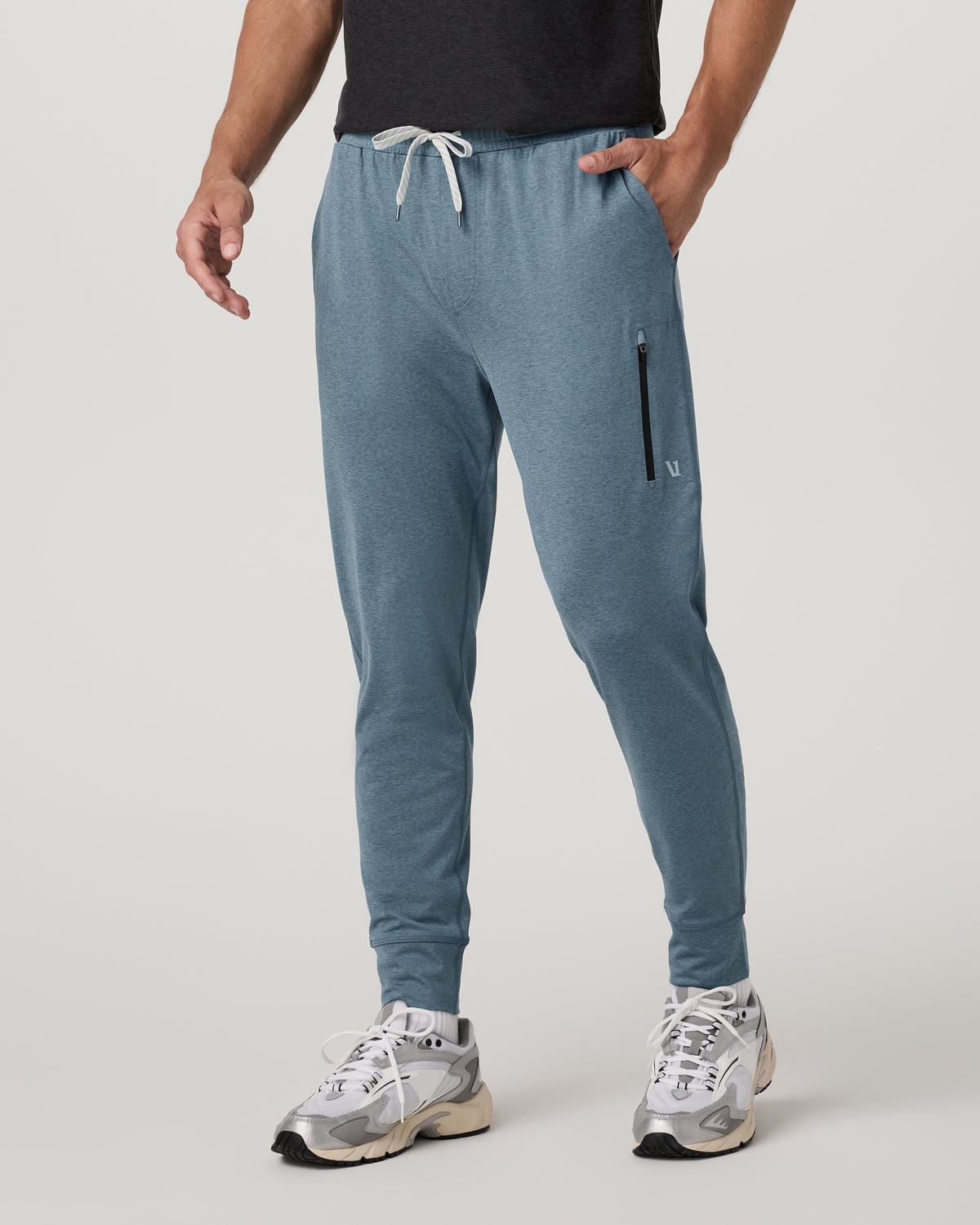 Men's Sunday Performance Jogger 28" Smoke Blue Heather | Vuori Online