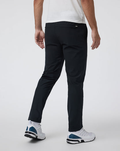 Meta Elastic Waist Pant Black 5-Pocket Stretch Pants | Vuori US