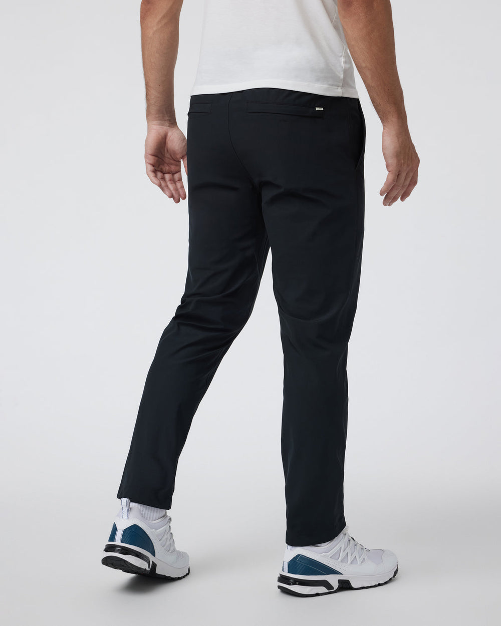 Meta Elastic Waist Pant Black 5-Pocket Stretch Pants | Vuori US