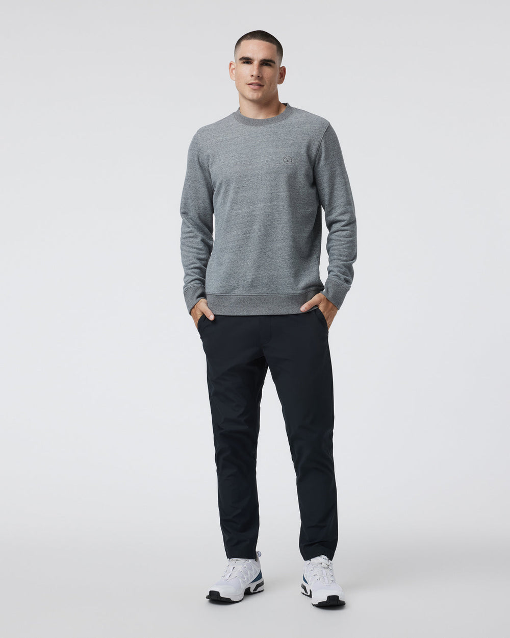 Meta Elastic Waist Pant Black 5-Pocket Stretch Pants | Vuori US