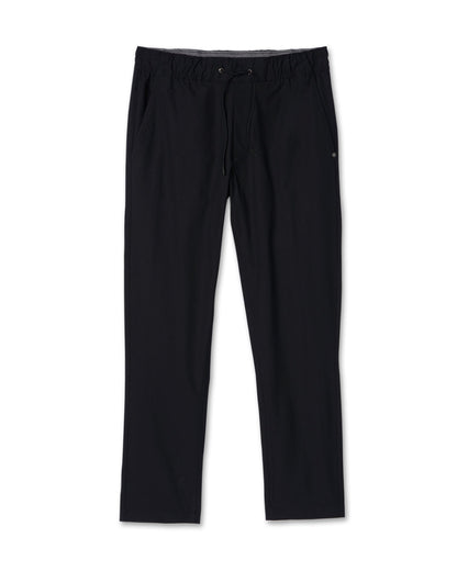 Meta Elastic Waist Pant Black 5-Pocket Stretch Pants | Vuori US