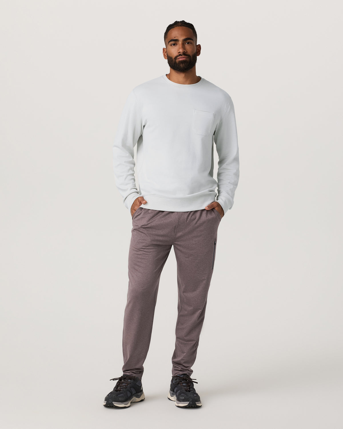 Men's Sunday Performance Jogger 28" Huckleberry Heather | Vuori On sale