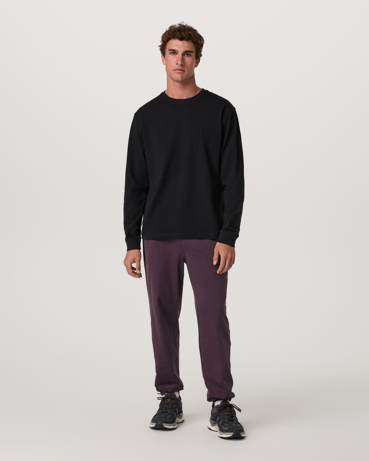 Men's Coronado Sweatpant 28" Raisin Heather | Vuori Online