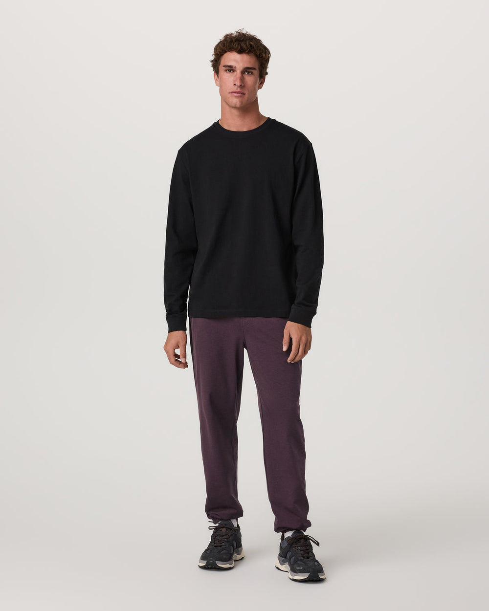 Men's Coronado Sweatpant 28" Raisin Heather | Vuori Online