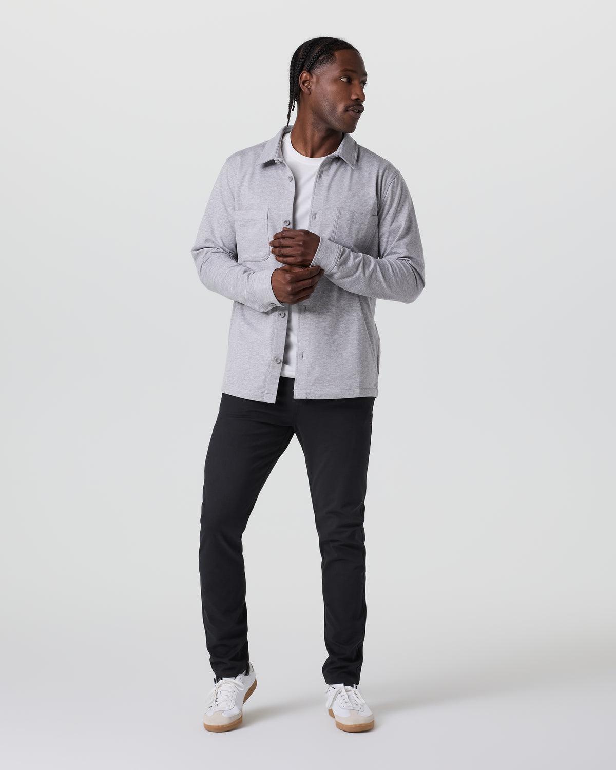 MetaTwill Pant Athletic Slim 30" Black | Vuori Sale