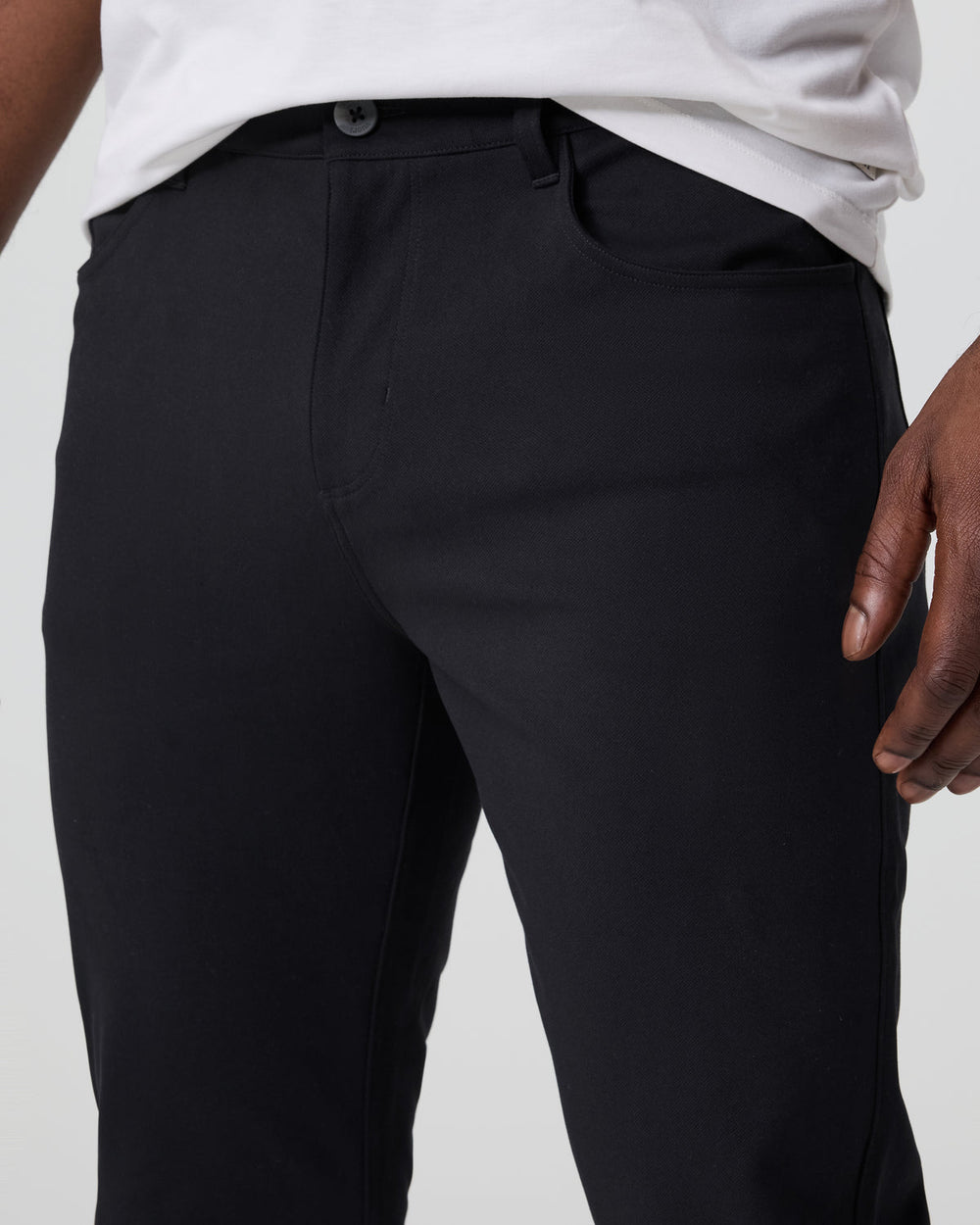 MetaTwill Pant Athletic Slim 32" Black | Vuori Online