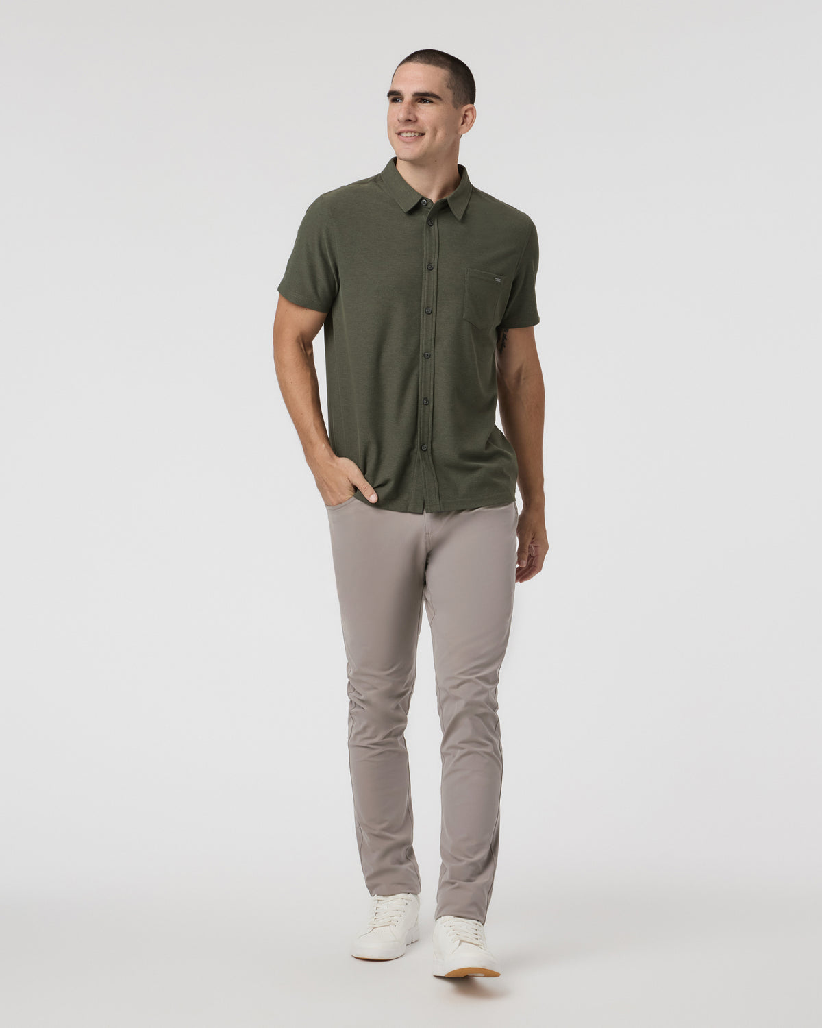 Meta Pant Athletic Slim 30" Mocha 5-Pocket Pants | Vuori Outlet
