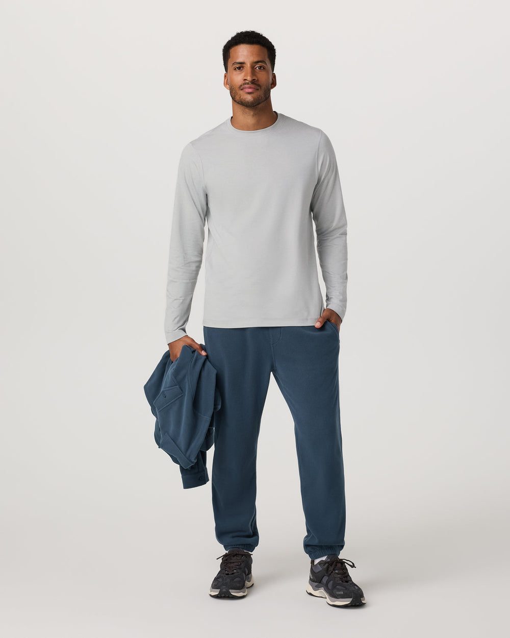 Aspen Sweatpant Men's Ocean Blue Classic-Fit Sweats | Vuori Discount