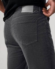 Optimist 5 Pocket Cord Pant Athletic Slim Fit Charcoal | Vuori For sale